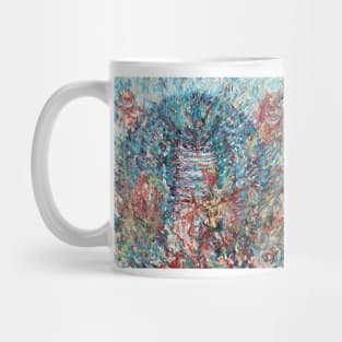 COBRA in the FLOWERS - oil painting Mug